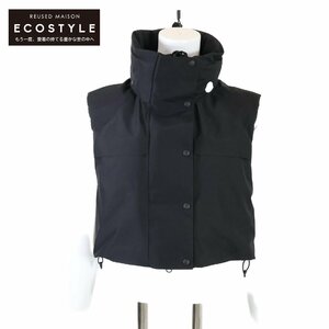 新品/国内正規/22年製 MONCLER モンクレール GENIUSジーニアス 4 x HYKE VANILIS GILET ダウン ベスト 0 ブラック レディース