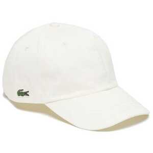 ラコステ プレーンカーブドバイザーキャップ ホワイト フリー #RK010J-99-001 LACOSTE 新品 未使用