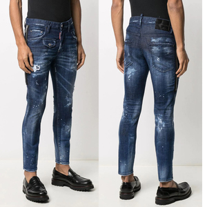 ディースクエアード SKATER JEAN スキニー デニムパンツ スケーター サイドジッパー s74lb0837 DSQUARED2