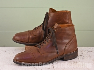 Z606 USA製 THURSDAY BOOT CO メンズブーツ 良い味 雰囲気抜群 ワイズ細め 茶 ブラウン メンズ 11D 29cm 