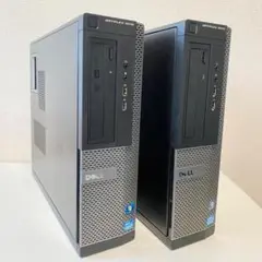 省スペース DELL OPTIPLEX Corei3 デスクトップPC 2台