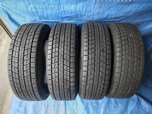 DUNLOP　WINTERMAXX　SJ8　【215/60R16】98Q　スタッドレスタイヤ　中古タイヤ　4本セット　残り溝多め　ダンロップ　冬タイヤ