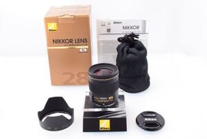 元箱、取説付き！■極上品■ Nikon AF-S NIKKOR 28mm F1.8G