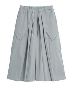 美品　送料込　WAROBE 和ローブ　ワローブ　FEATHER EASY HAKAMA TECH 袴　ガウチョ　ワイドSTEEL BLUE