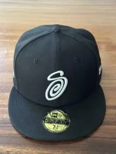 New Era 59FIFTY STUSSY　ブラック キャップ 7 5/8