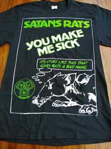 SATANS RATS Tシャツ You Make Me Sick 黒M / sex pistols damned ramones buzzcocks X-Ray Spex The Adverts killjoys chelsea