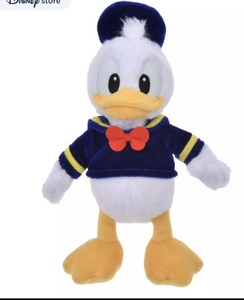 ドナルド　ダック　ぬいぐるみキーホルダー・キーチェーン　タグ付き　ディズニーストア　90周年　DONALD BIRTHDAY 2024　限定　未使用