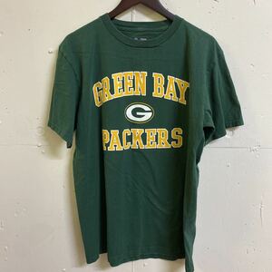 NFL GREEN BAY PACKERS アメフト 半袖Tシャツ ロゴTシャツ 半袖 L 古着