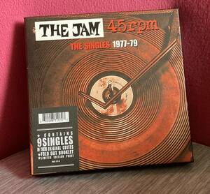 激レア!!ほぼ新品♪アナログ7インチEPレコードBOX シリアルナンバー入り『THE JAM 45rpm THE SINGLES 1977-79』ザ・ジャム/ポールウェラー