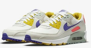 送料無料 24.5cm● WMNS AIR MAX 90 ナイキ エア マックス 90 DA8726-100 白 黄 青 ピンク スニーカー レディース 