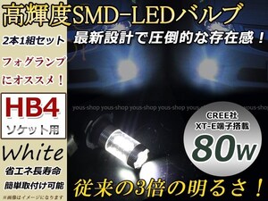 ヴィッツ NCP10 13 霧灯 80W フォグランプ LEDバルブ デイライト HB4 白