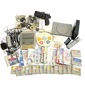 1円スタート ゲーム機 プレステ wii スーファミ 3DS DS 等 ソフト まとめ 33点 セット SEGA セガ 本体 コントローラー 動作未確認