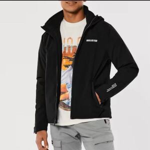 【HOLLISTER】ホリスター★FLEECE-LINED JACKET国内サイズM ブラック