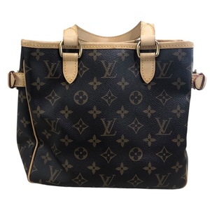 ルイ・ヴィトン LOUIS VUITTON バティニョール M51156 ブラウン　ゴールド金具 モノグラム ハンドバッグ レディース 中古