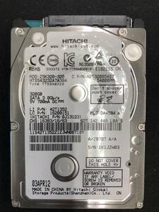 【送料無料】 HTS543232A7A384 【HITACHI】【320GB】【2.5インチHDD】【SATA】