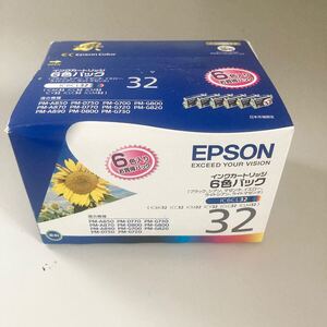 未開封 保管品　EPSON エプソン　純正インクカートリッジ　IC6CL32　推薦使用期限2011年