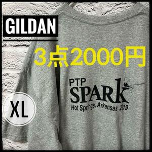 【 GILDAN 】 ギルダン US古着 グレー 灰色 Tシャツ XL アメカジ メンズ　レディース　ヴィンテージ　大きいサイズ　古着　アメカジ