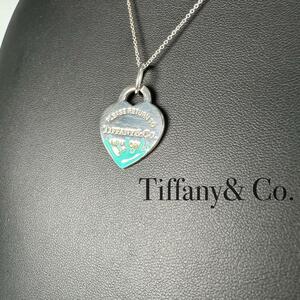 Tiffany& Co. リターントゥ スプラッシュ ネックレス シルバー ティファニー 925 アクセサリー ペンダント ブルーペイント