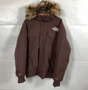 THE NORTH FACE ノースフェイス MCMURDO BOMBER JACKET サイズ:L NF0A5GD9 ブラウン系 メンズ ダウンジャケット ☆良品☆[65-0109-E7]