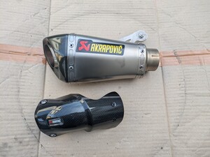 美品 AKRAPOVIC e1 チタン スリップオンマフラー サイレンサー S1000RR S1000R 2010 2014 BMW S-B10S01-HASZ S-B10SO1-HASZ ショートタイプ