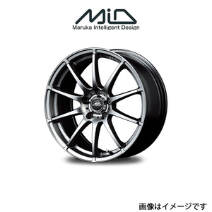 MID シュナイダー スタッグ アルミホイール 4本 プレマシー CP系(15×6J 5-114.3 INSET50 メタリックグレー)SCHNEIDER STAG