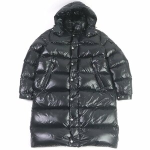 良品□MONCLER モンクレール 定価341000円 19-20AW HANOVERIAN WZIP フーデッド ダウンジャケット ダウンコート 黒 4 正規品 メンズ