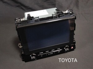 ★未使用 トヨタ 純正 アルファード 30系後期 HDDナビ カーナビ モニター 86140-58030 TOYOTA オーディオ パネル AGH GGH AYH 30W 新車外し