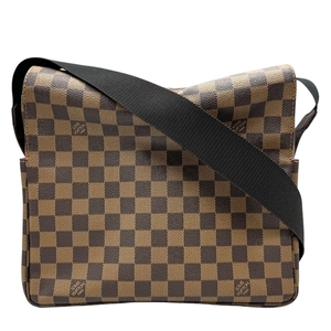 ルイ・ヴィトン LOUIS VUITTON ナヴィグリオ N45255 ダミエ・キャンバス ショルダーバッグ ユニセックス 中古