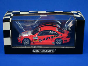 1/43 MINICHAMPS　2003 DTM ARTAチームぺルソン メルセデスベンツCLK DTM#20 金石勝智 2544台限定！Mercedes Benz