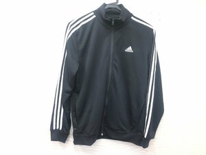 未使用 タグ付き adidasアディダス ウォームアップジャケット 3本線 ジャージ GN0749 メンズ SIZE L ブラック　