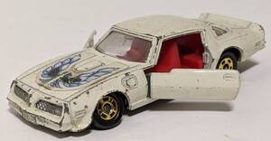 [ジャンク](管16) トミカ 1978 PONTIAC FIREBIRD TRANS AM NO.F42 S=1/68 (TOMY tomica MADE IN JAPAN、ファイヤーバード トランザム)