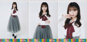AKB48 チーム8 左伴彩佳 AKB48単独コンサート～15年目の挑戦者～DVD&Blu-ray 発売記念 生写真 3種コンプ