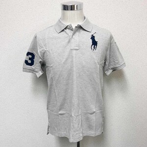 新品 POLO RALPH LAUREN ポロラルフローレン ビッグポニーポロシャツ グレー ボーイズLサイズ