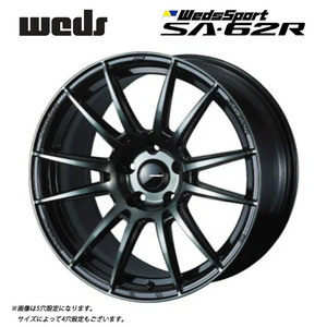 送料無料 ウェッズ WedsSport SA-62R 5J-16 +45 4H-100 (16インチ) 4H100 5J+45【2本セット 新品】