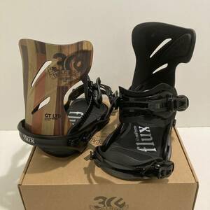 22-23 正規 新品 限定品 FLUX フラックス ビンディング GT LTD M TEAM スノーボード SNOWBOARD BINDING ジーティ リミテッド チーム 木目