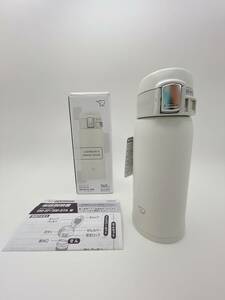 象印マホービン ZOJIRUSHI ワンタッチオープン ステンレスマグ 360ml ペールホワイト SM-SF36-WM (I0887)