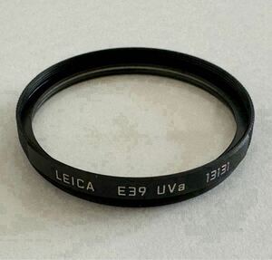 LEICA E39 UVa 13131 GERMANY☆純正UVフィルター 美品☆Summicron-M Elmar-M Elmarit-M