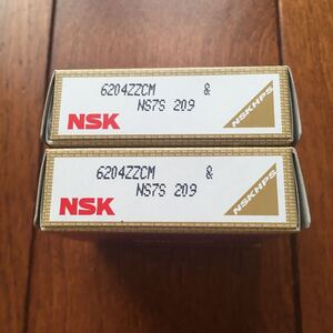 NSK ベアリング 6204ZZ 新品　2個