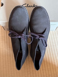 【試着のみ新同品】Clarks／クラークス デザートブーツ2　ダークブラウン　UK6.5　US7.5　EU40　箱付き