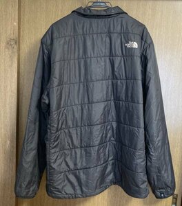 ★ THE NORTH FACE ノースフェイス ライトライダージャケット ブラック メンズ XXLサイズ PRIMALOFT (検) アウター 冬 秋 軽量 藤854