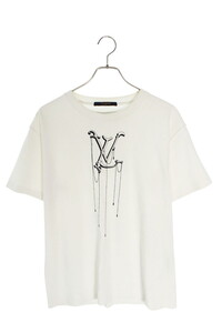 ルイヴィトン 20SS RM201M JYH HIY12W サイズ:S LVペンダントエンブロイダリーTシャツ 中古 SS13