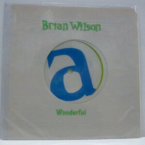 BRIAN WILSON-Wonderful (EU Orig.Yellow Vinyl 7+Printed PVC)
