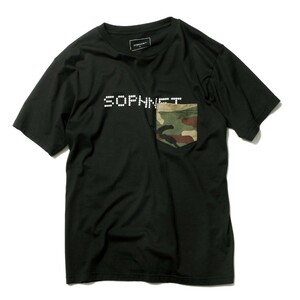 CAMOUFLAGE POCKET TEENavy/ soph uniform experiment ソフネット紺S 