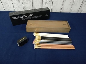 BLACKWINGS RUSTIC BOX SET ブラックウイングラスティングボックスセット 鉛筆 12本セット 鉛筆削り付き