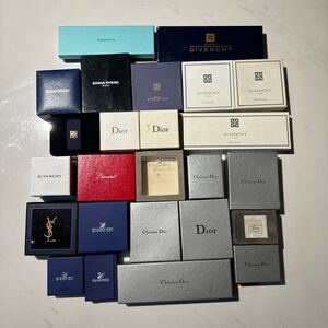 大量 ディオール ジバンシー イブサンローラン スワロフスキー バカラ Dior ティファニー ソニアリキエル ネックレス 空箱 付属品 箱 ②