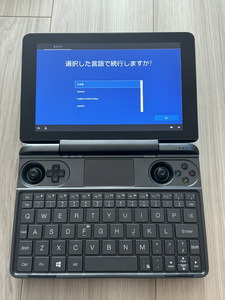 【現状品】GPD WIN MAX(Core i5-1035G7/メモリ16GB/SSD 512GB)/黒/Windows 10 Home/ポータブルゲーミングPC/おまけ(専用ケース)/値下げ無し