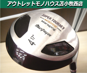 ゴルフクラブ フェアウェイウッド 4W マグレガー SUPER TOURNEY M305W Maraging 17°SR バフィー 中古 苫小牧西店