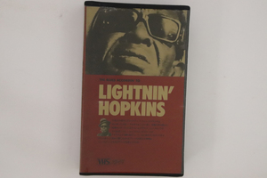 VHS Lightnin Hopkins Lightnin Hopkins PVH01 P-VINE VIDEO /00300