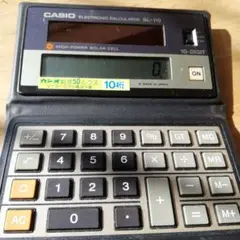 CASIO SL-110 電卓 10桁 日本製