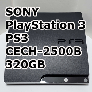動作品 SONY Play Station 3 CECH-2500B ブラック 320GB 本体 のみ PS3